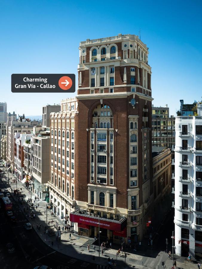 Charming Gran Via Callao Madrid Extérieur photo